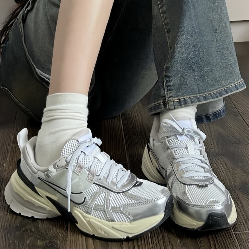 Putian Shoes 2025 New Model V2K Dad Shoes Spring Men's Summer Breathable Sports Shoes Women's Versatile Skate Shoes Slippers