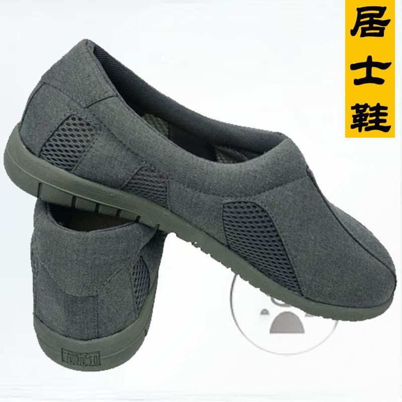 Monastic shoes for lay practitioners, unisex meditation Buddhist-style summer Zen shoes, breathable soft-soled mesh shoes for monastics, monks, and nuns.