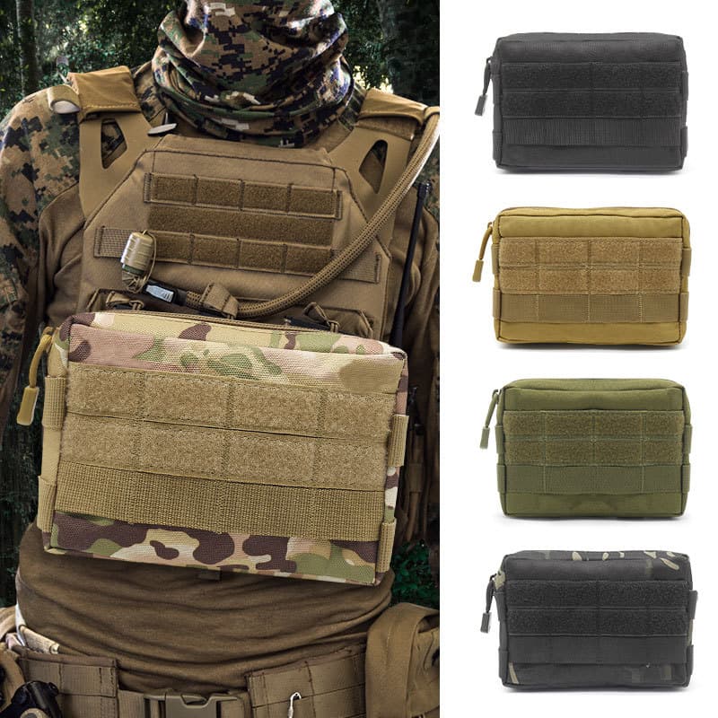 Cross-border 600D commuter bag outdoor EDC tool bag tactical accessory bag military fan waist bag camouflage commuter bag wholesale