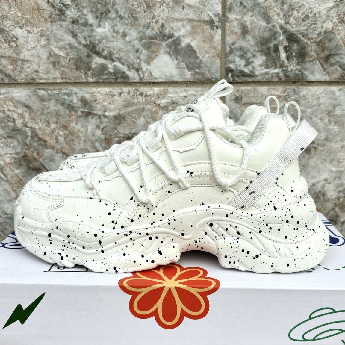 2024 New Platform Dad Shoes Couple Style Ins Height-Increasing Sports Shoes Men Street Trend Men's and Women's Casual Shoes