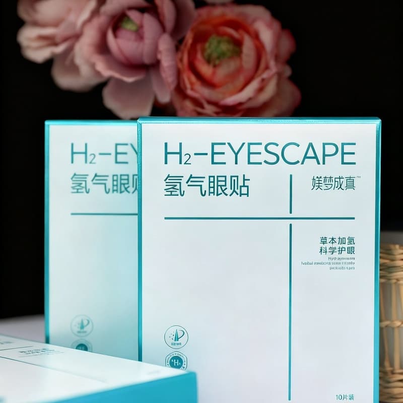 Hydrogen Eye Patch, Hydrogen Molecule Eye Patch with Lutein, Produces Hydrogen Upon Contact with Water, Continuously Releases to Nourish Your Eyes