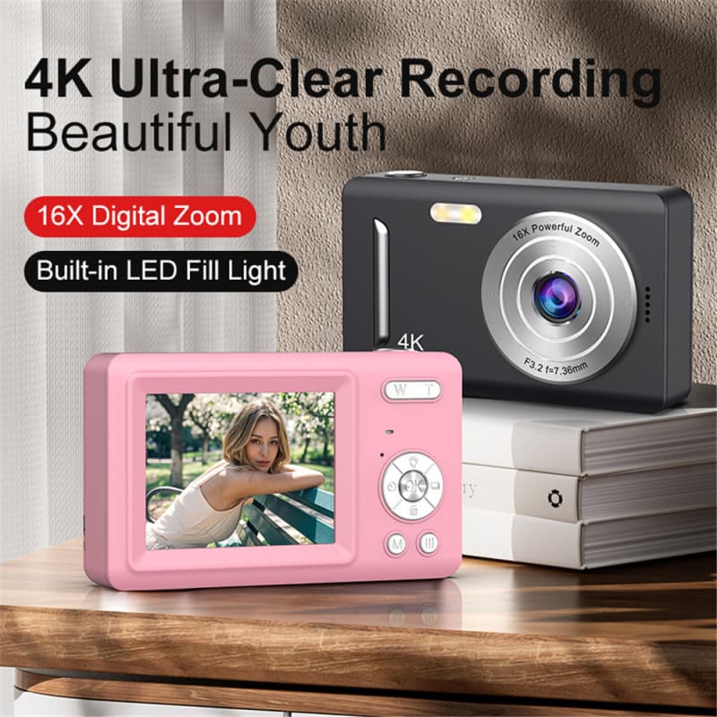 New HD Digital Camera Student CCD Children Gift Selfie Card Camera Digital Camera Photo Video