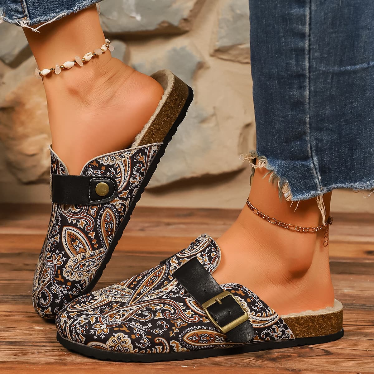 New Cross-Border Women's Slippers, Slip-On Slippers for Women, Foreign Trade Large Size 35-43, Casual Slippers Wholesale Women's Shoes