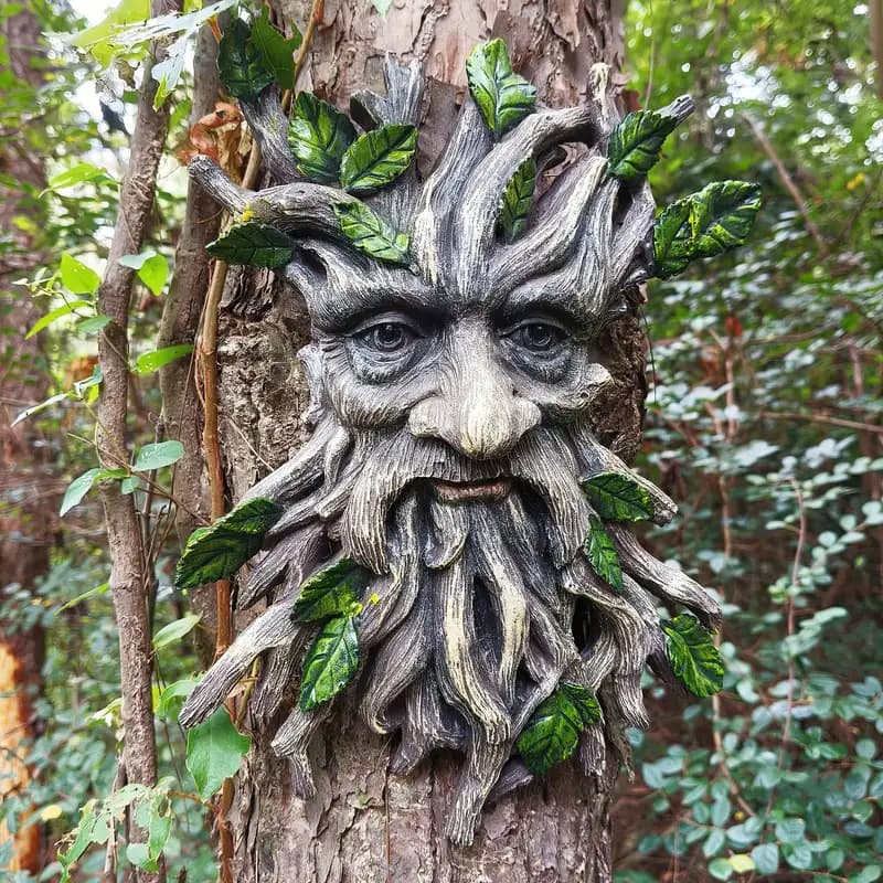 Cross-border resin sculpture hanging ornament tree spirit tree monster tree demon resin craft decoration Christmas courtyard garden