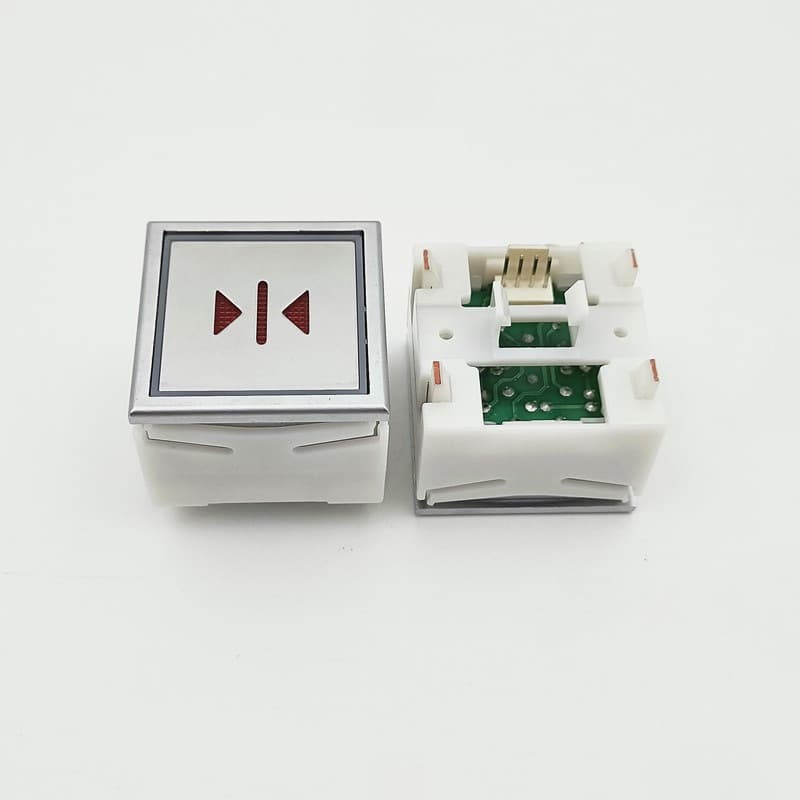 D283 red light DC24V elevator button 3 square button TEE button MT elevator DA28