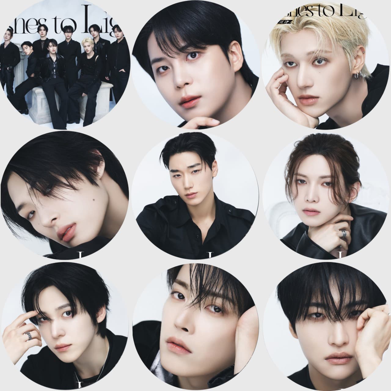 ATEEZ - Japan 2nd "Ashes to Light" Badge Pin Button Brooch Ita Bag