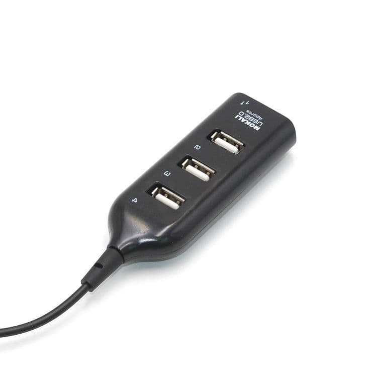 Plug-in 2.0 Four-Port 1-to-4 USB Hub Splitter USB Expansion Port One-to-Four HUB Manufacturer Wholesale