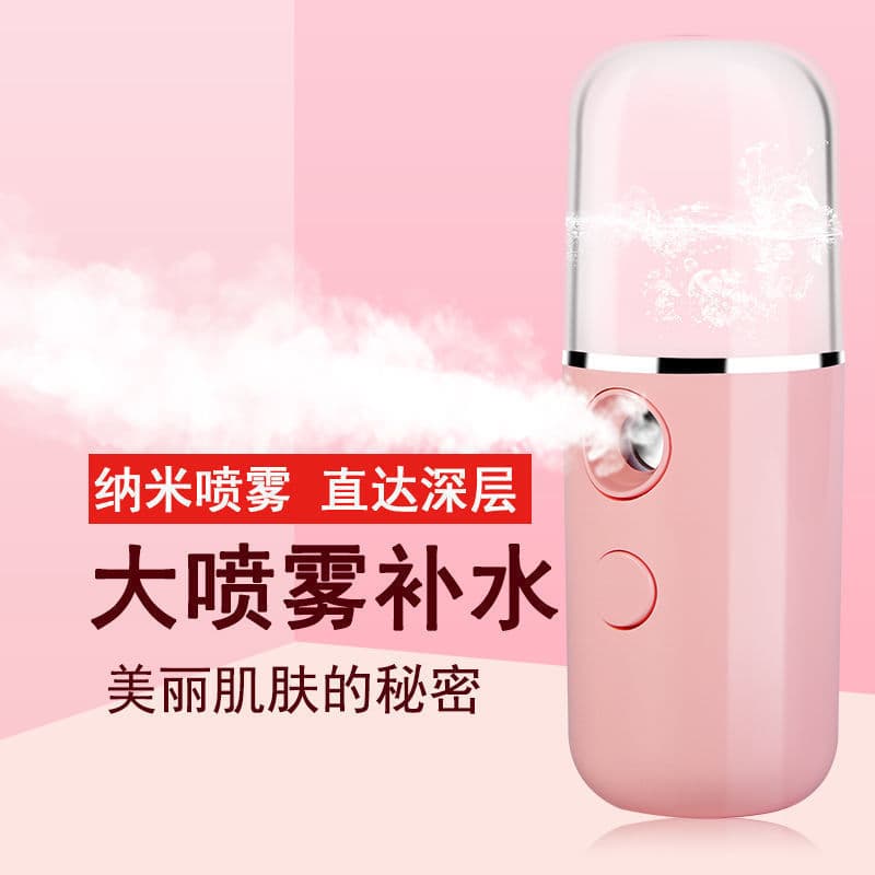 Nano Spray Facial Humidifier Portable Mini Charging Beauty Device Cold Mist Steamer