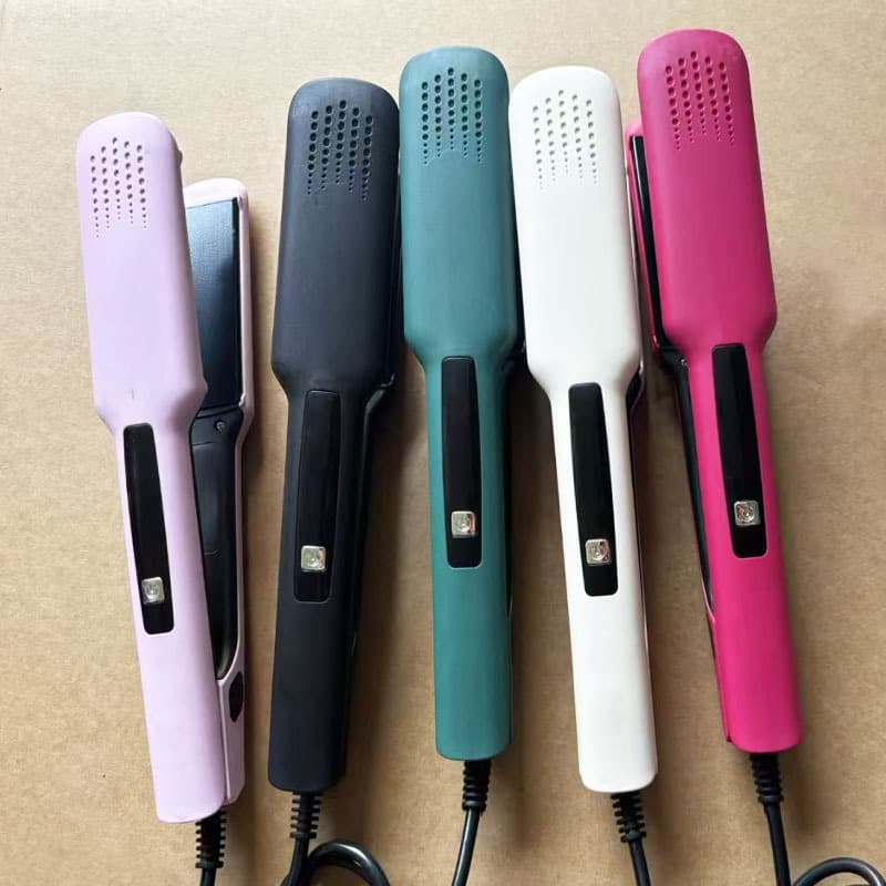New Cross-Border Adjustable Temperature Hair Straightener Dual-Use Non-Damaging Hair Straightener