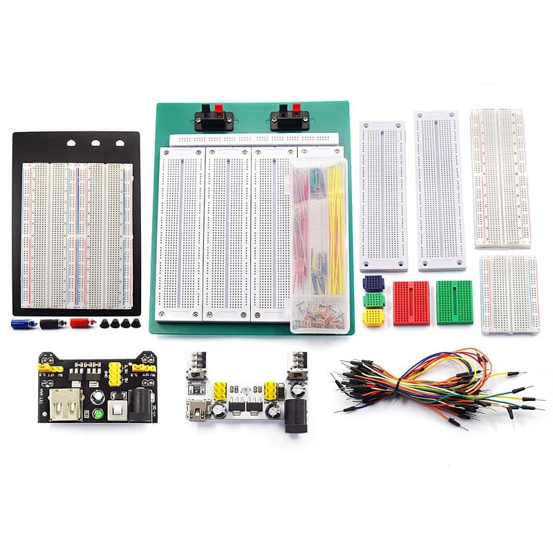 400-hole breadboard wire MB-102 SYB-500 circuit board perforated board experimental board soldering experimental kit PCB