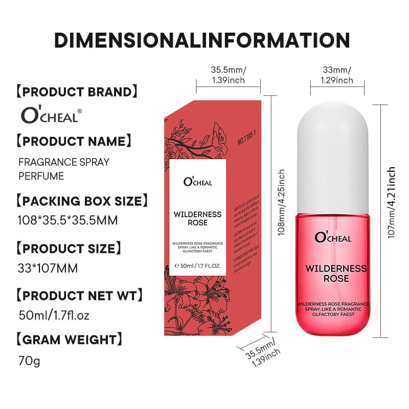 OCHEAL Cross-border Trade Pink Encounter Perfume, Middle Eastern Long-lasting Fragrance, Vietnamese Fresh Light Scent, Women's Perfume Spray