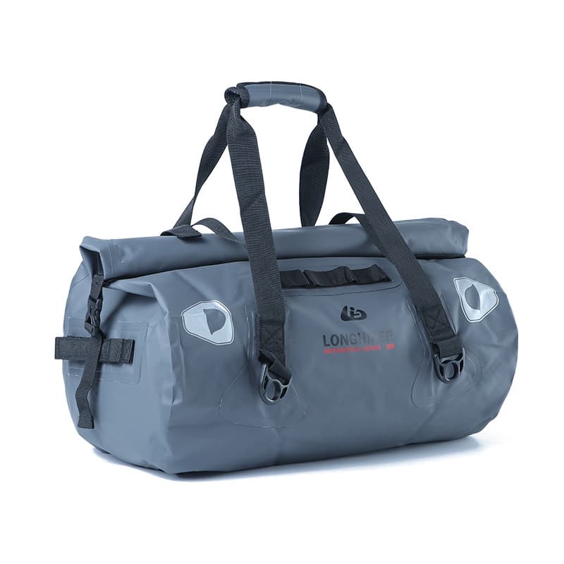 Motorcycle Tail Bag Waterproof Travel Bag Cycling Bicycle Top Bag Gym Bag Wet-Dry Separation Outdoor Pannier