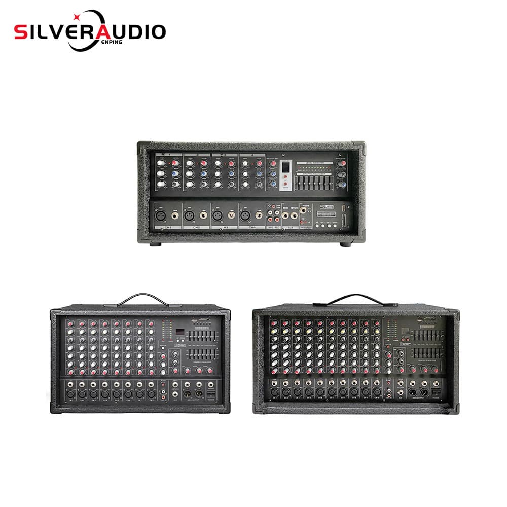GAX-EB10 Professional Mixer Amplifier All-in-One Multi-Channel Box with Bluetooth Function Portable Mixer