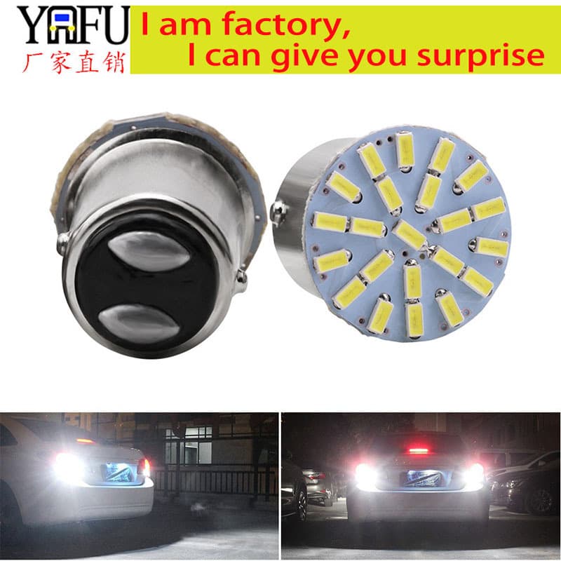 Car LED Turn Signal Light 1156 1157 3014 7440 22smd 22 LED Motorcycle LED Brake Light