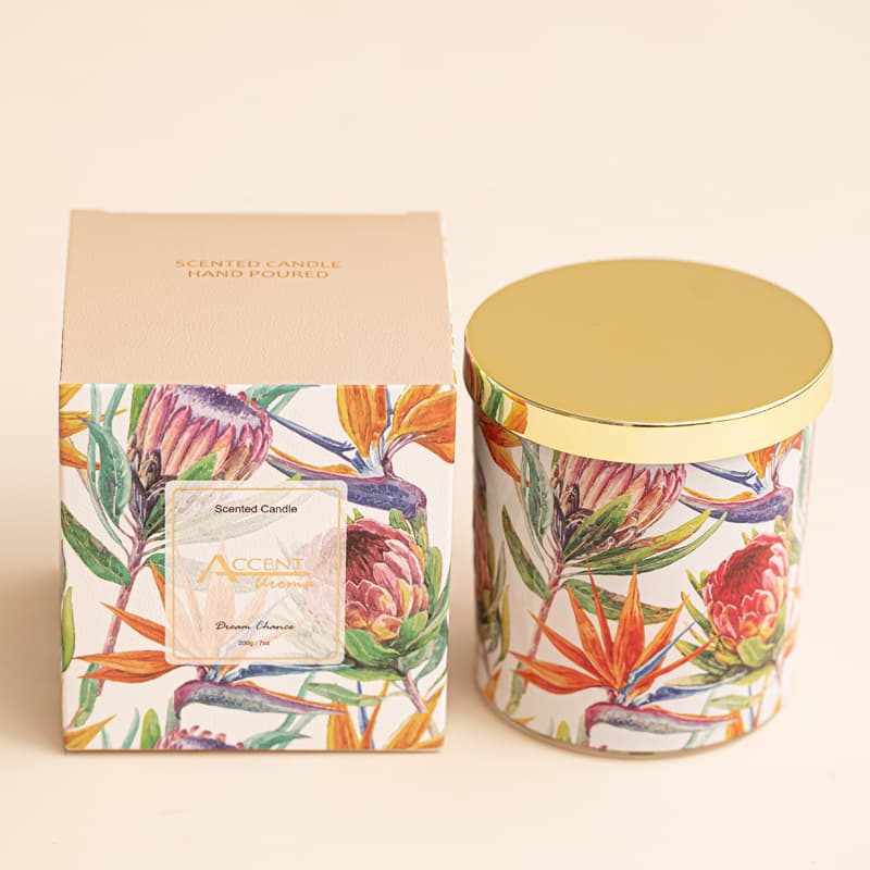 Aromatherapy candle wholesale cross-border glass cup manufacturer candle soy wax glass cup ornaments fragrance gift box