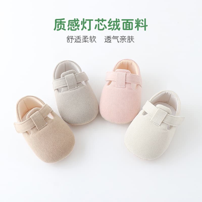 Newborn Baby Shoes, Infant Princess Shoes for 1-Month-Old, 100-Day Banquet, Non-Slip Walking Shoes for Toddlers, Indoor Shoes
