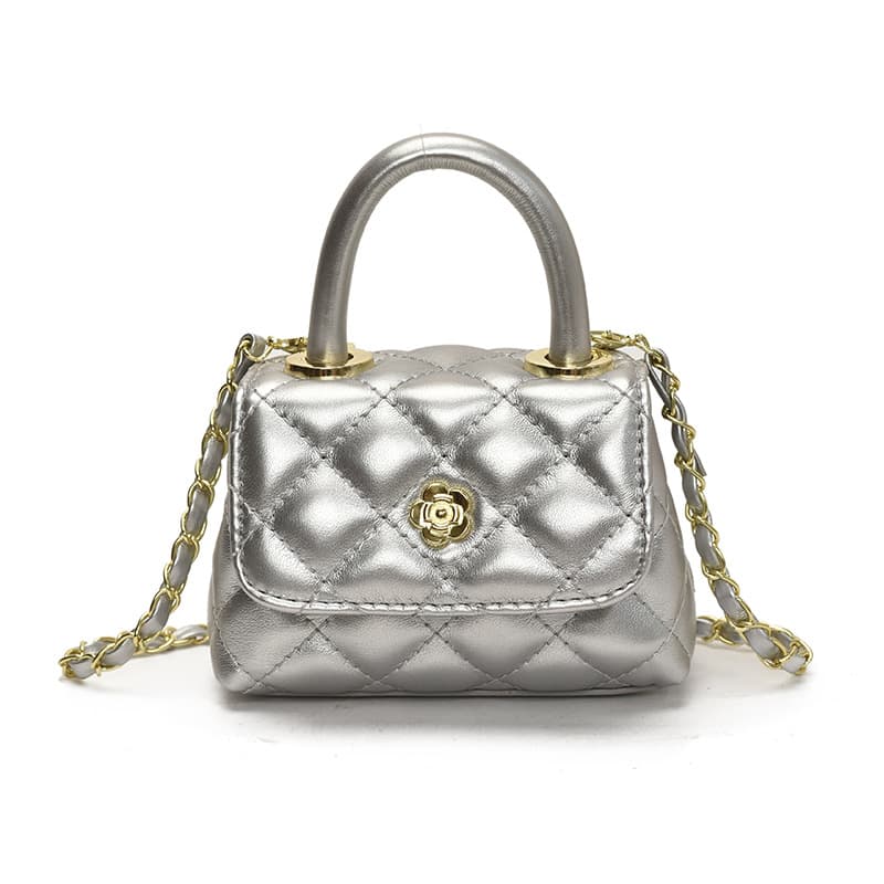 New Hot-Selling Stylish Versatile Small Fragrance Style Handbag Mini Fashion Chain Shoulder Bag Kids Crossbody Bag