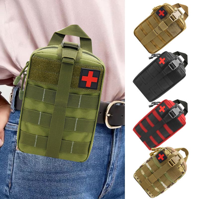 Amazon Tactical Medical Kit Accessory Bag Sports Waist Bag Camouflage Multi-Functional First Aid Kit Outdoor Mountaineering Survival Kit