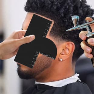 New 2025 Reusable Barber Hairline Shaping Edge Alignment Tool