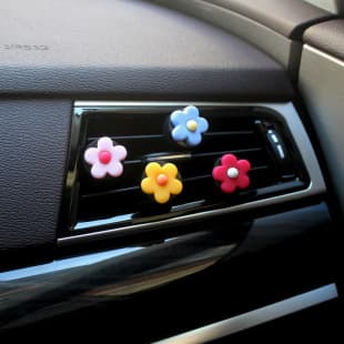 Car Interior Air Vent Decorative Flower Car Perfume Aroma Long-lasting Light Scent Car Accessories Ornament