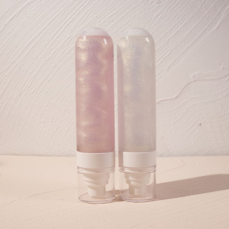 Export no-logo fine shimmer pearl setting spray, hydrating dewy glow setting mist