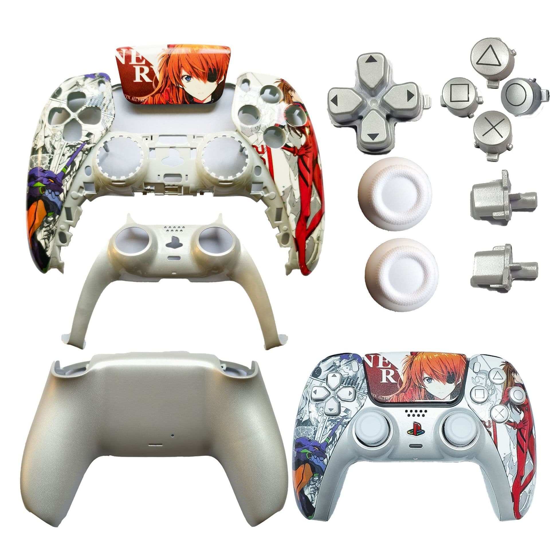 PS5 Controller Repair Replacement Shell Creative Design PS5 Shell PS5 Gaming Accessories Buttons