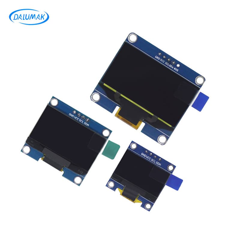 0.91 0.96-inch OLED Display Module SSD1306 Drive LCD Display 12864 I2C Interface