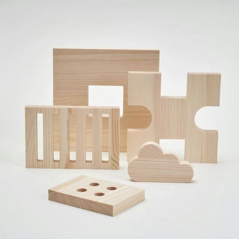 Custom-shaped wood board processing, solid pine wood board, plywood, made to drawing or sample, model, round wood slices, handmade DIY creative crafting