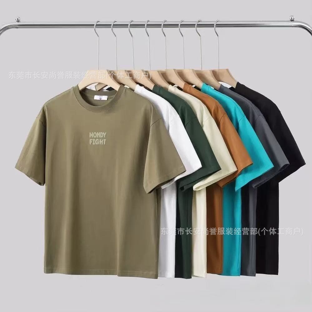 Wholesale Cheap Summer Short Sleeve Round Neck Printed T-Shirt for Men Export T-shirt Cross-border