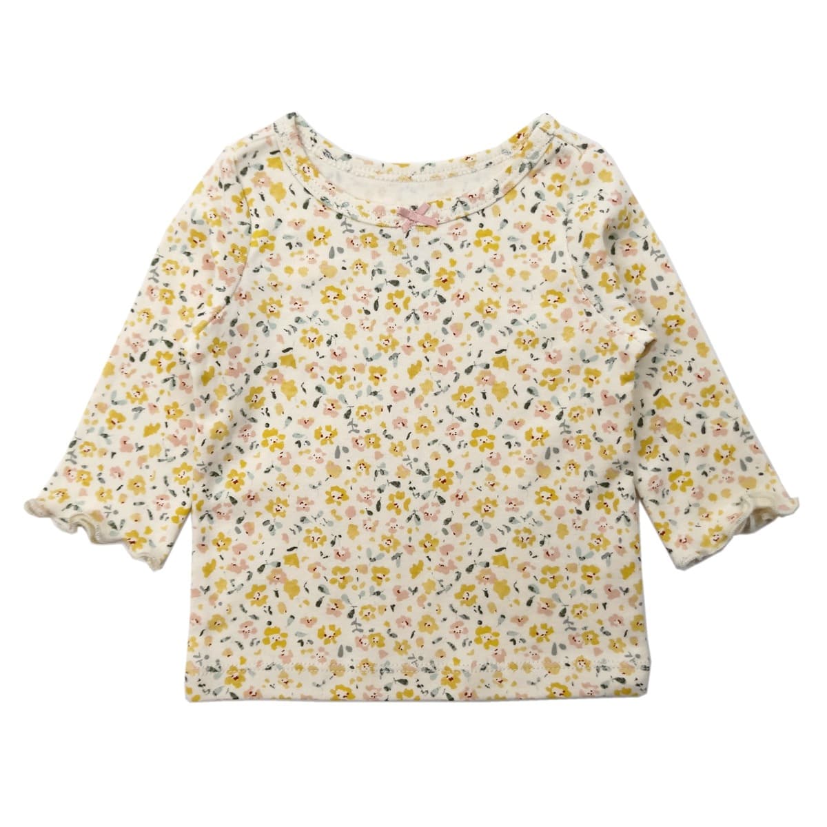 Pure Cotton Carter Children's T-Shirt, Foreign Trade Original Single, Boys Girls Infants Toddlers Baby Round Neck Floral Long Sleeve Top T-Shirt