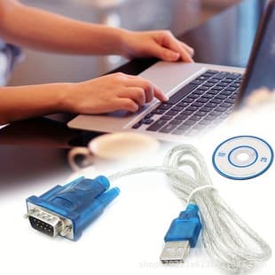 USB to RS232 Serial Cable USB to DB9 Male USB Serial Cable for PC Supports Win7-Win10