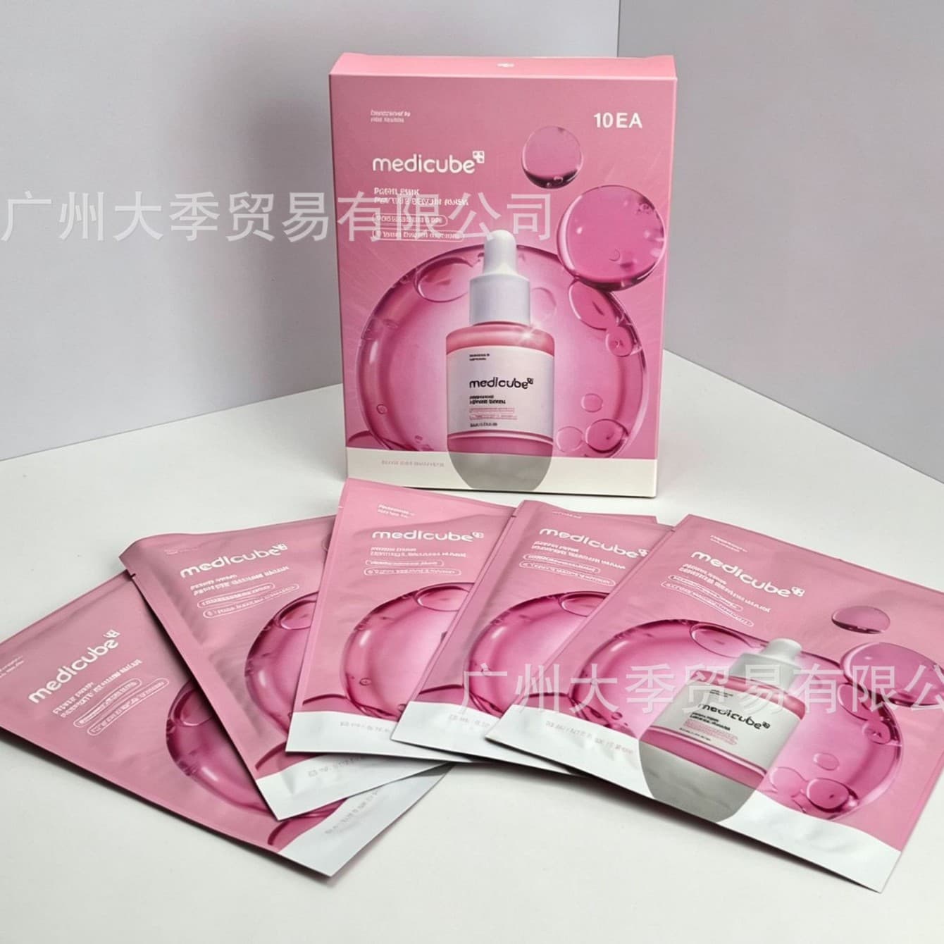 Cross-border hot model medicube Medi Qiufu Pdrn Collagen Ampoule Essence Salmon Pink Peptide Noodles