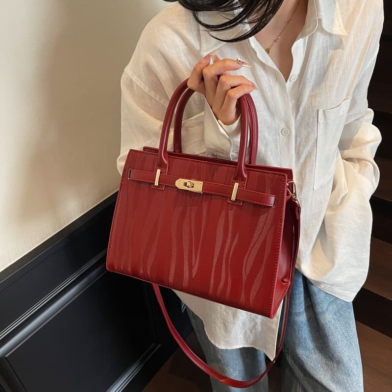 Cross-Border New Wedding Bag, High-End Crocodile Pattern Bag, Women's Casual Fashion Large Capacity Middle-Aged Lady Mother Bag