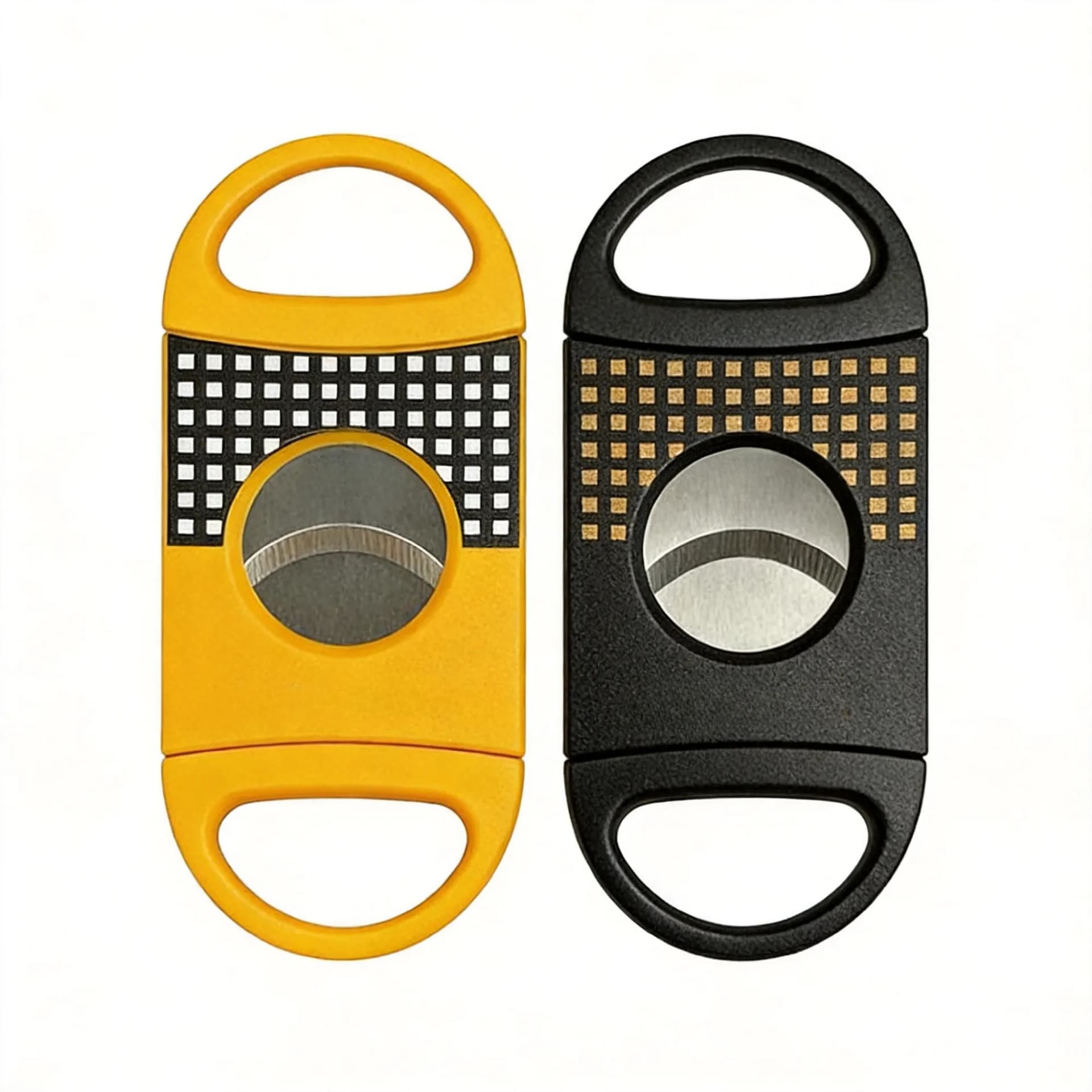 Cigar cutter four-piece set, three-piece set, stainless steel V-shaped scissors, flat scissors, cigar drill, cigar tool set accessories