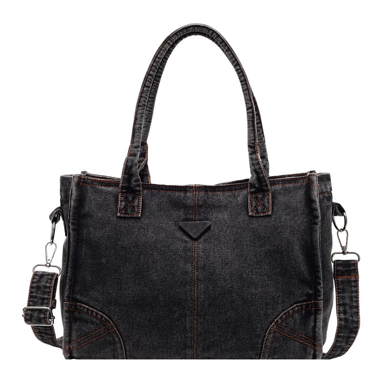 2026 New Trendy Denim Tote Bag for Women, High-End Single Shoulder Crossbody Bag, Fashionable Underarm Bag