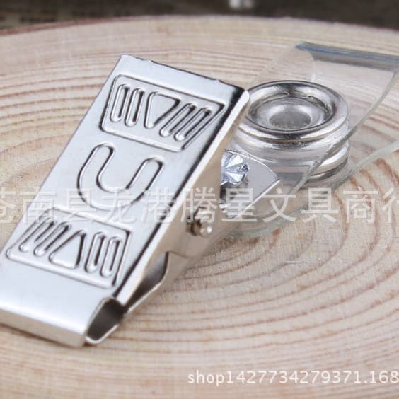 Twill chest card iron clip large English iron clip card sleeve clip document iron clip factory buckle document clip chest clip