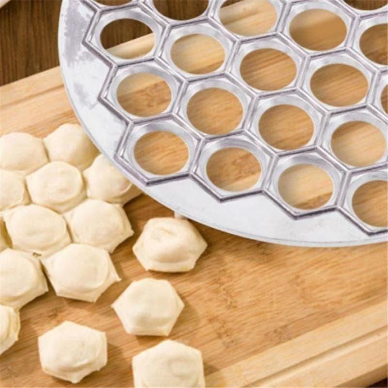 Cross-Border Dumpling Maker 37-Hole Dumpling Mold Aluminum Alloy Dumpling Tool Lazy Dumpling Maker Factory Direct