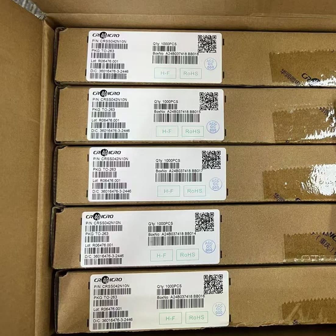 CRSS042N10N TO-263CR MICRO China Resources Micro 650V 23A High Voltage MOSFET