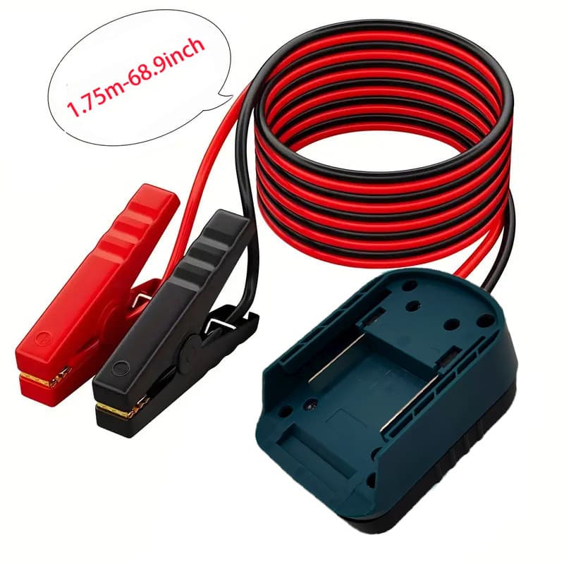 Compatible with Makita Portable Jump Start Cable Car Auxiliary Starter Car Jump Start Converter