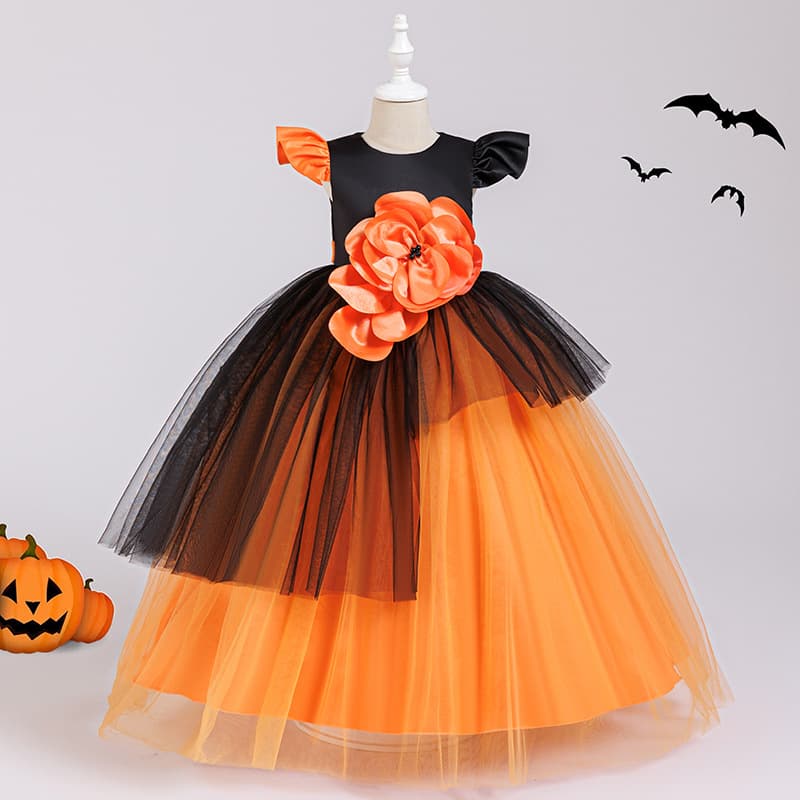 Cross-border Halloween Cosplay Witch Role-Play Children's Dress