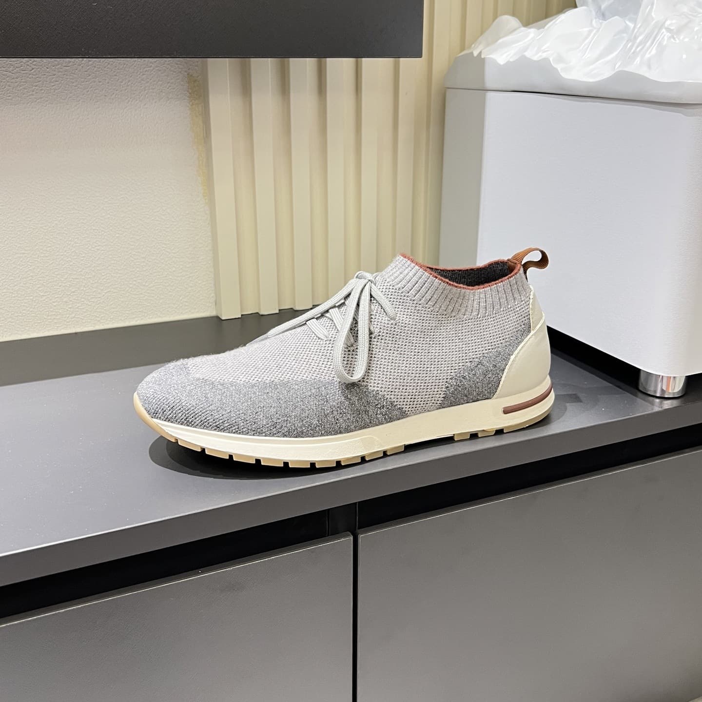 2026 New Men's Sock Shoes Knitted Breathable Slip-On Casual Shoes Urban Outdoor Lightweight Versatile Sneakers