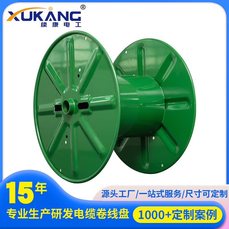 Shukang Stamping Iron Wire Reel 500 Welded Steel Plate Cable Winding Reel Stranded Wire Uncoiling I-Shaped Wheel Cable Reel