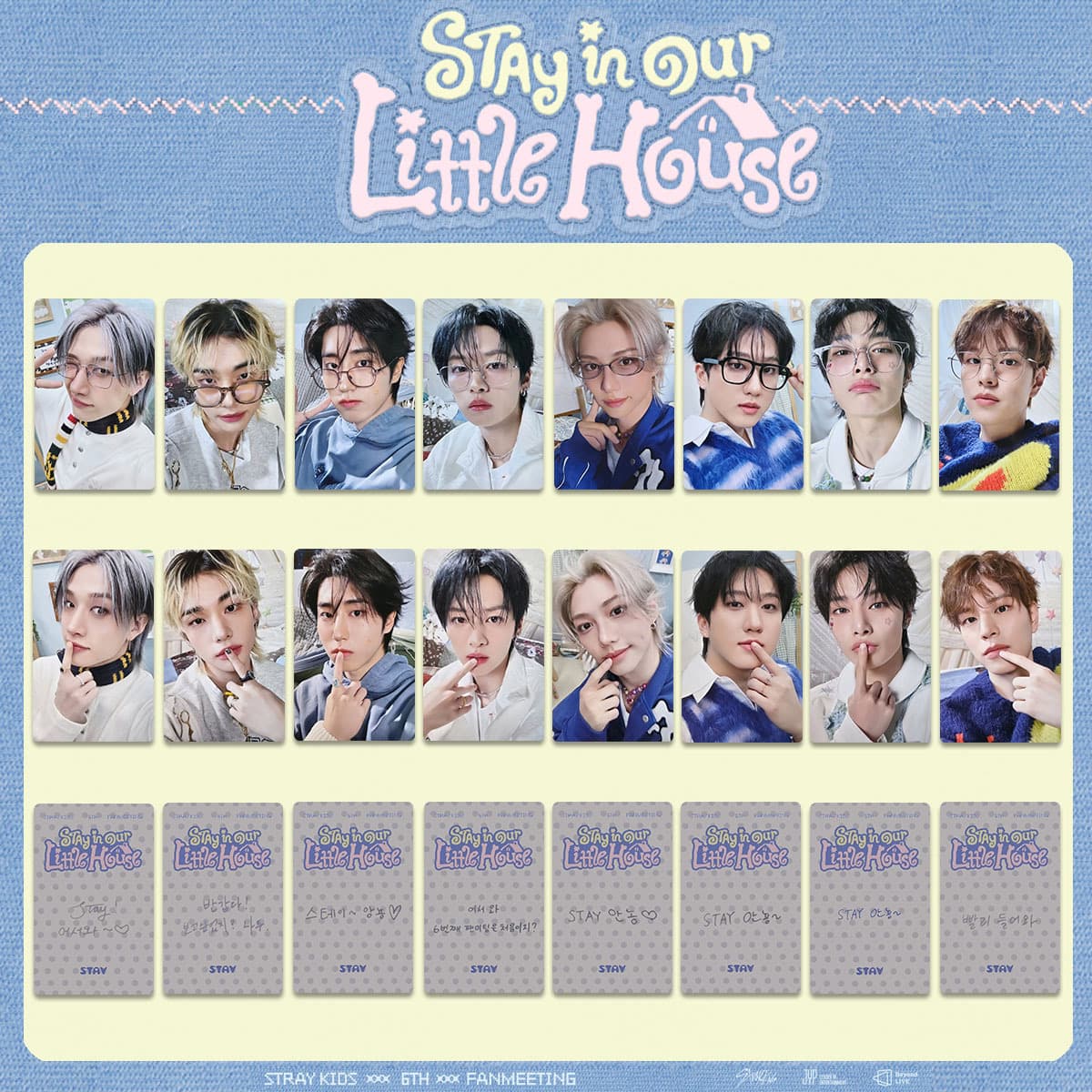 Stray Kids FANMEETING STAY Our Little House Full-amount Card FM Merch Photocard