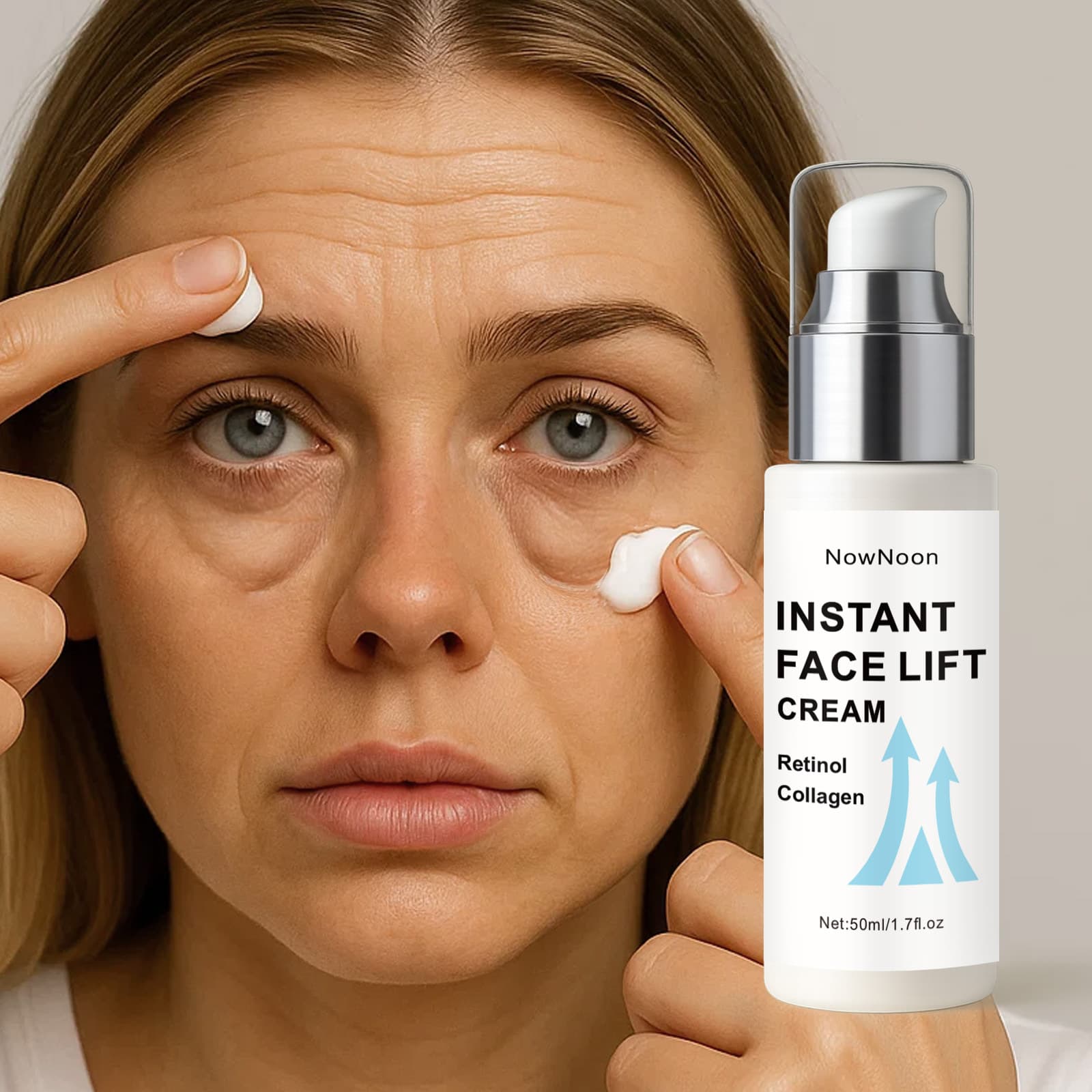 Cross-borderNowNoon Face Lift Cream with Retinol,Collagen 50ml