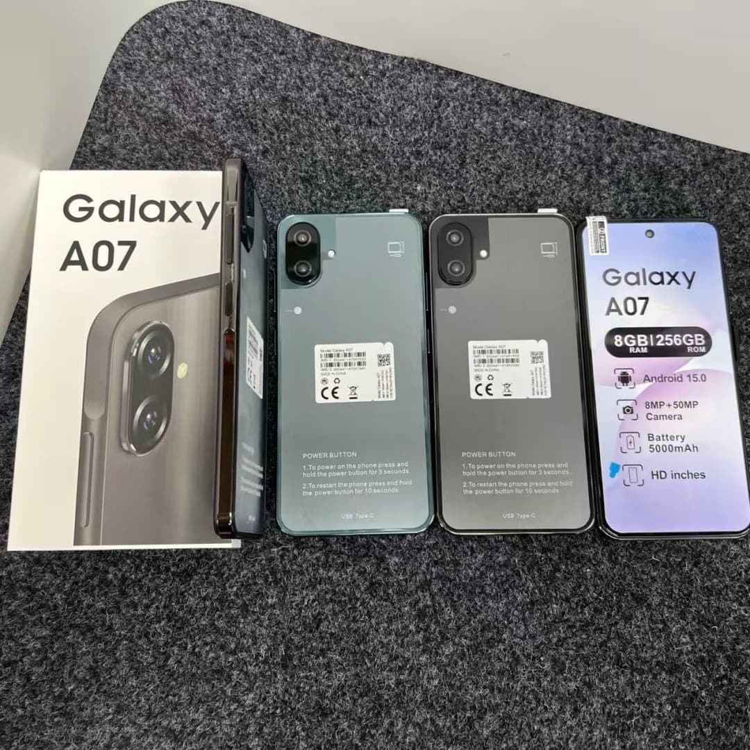Export Smartphone Galaxy A07 5G 8+256GB Cross-border Smart Android 14 Phone Wholesale