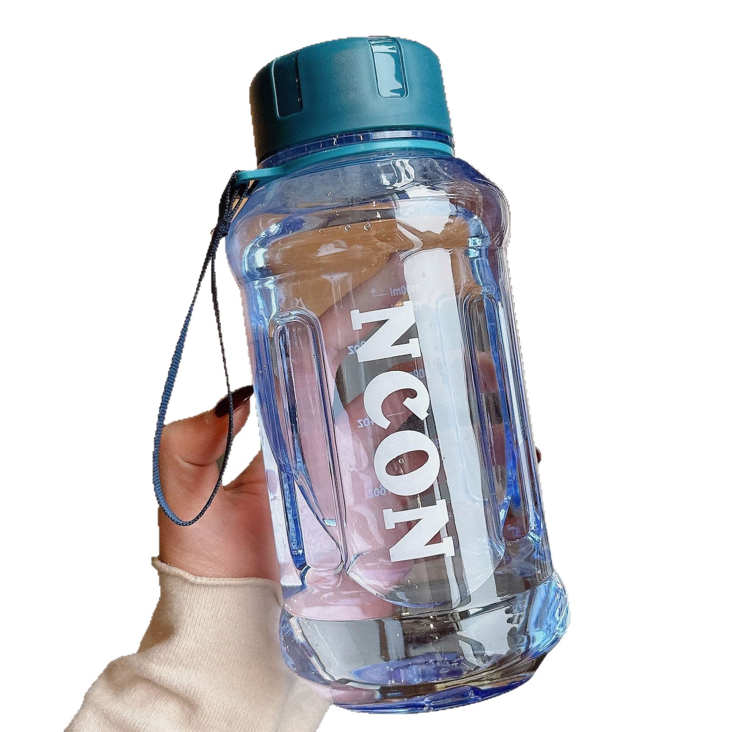 Simple Large-Capacity Plastic Cup, High-Temperature Resistant and Drop-Proof, Stylish Water Cup, Portable Car Cup and Sports Bottle