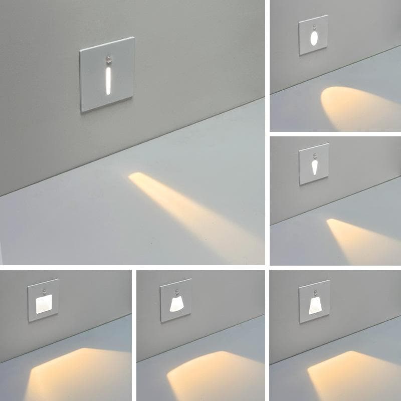 Recessed Magnetic Mount Kickboard Sensor Light Stair Step Corner Smart Human Motion Watt Night Light