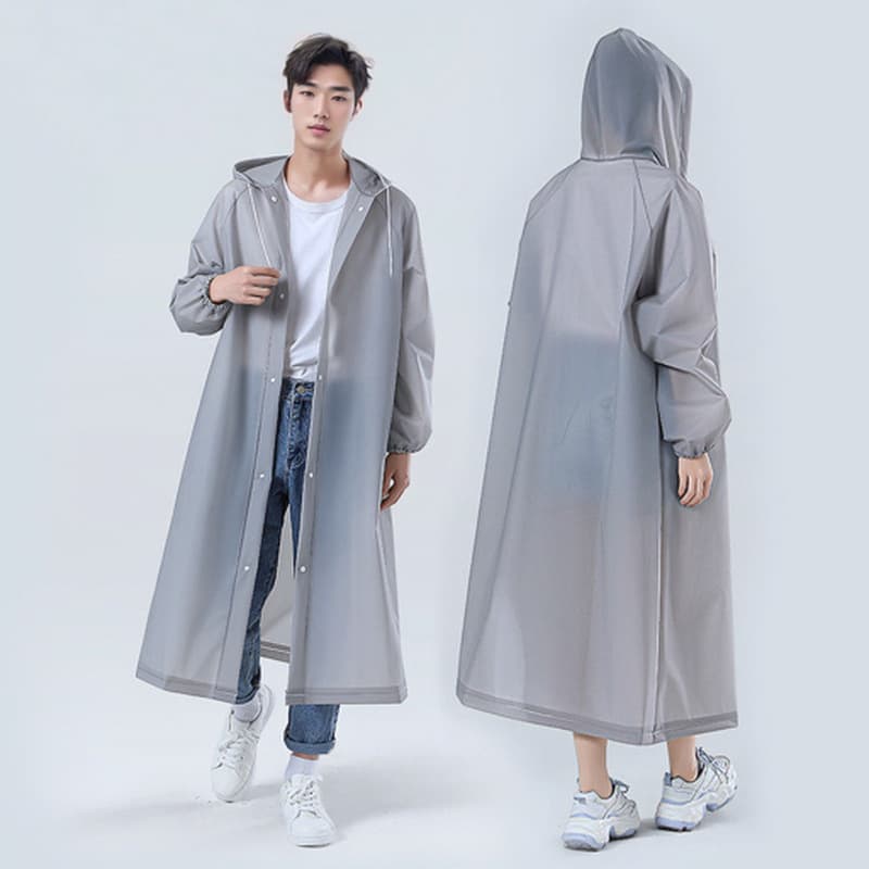Factory Direct EVA Raincoat Thickened Extended Full-Body Anti-Storm Travel Concert Flat Drawstring Disposable Raincoat