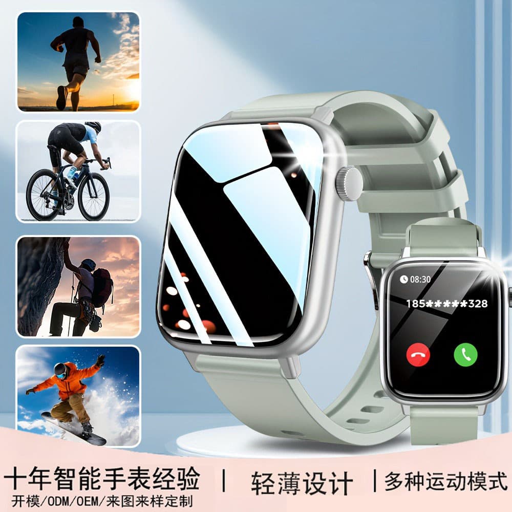 Cross-Border In-Stock Smart Watch with Outdoor GPS, Sports Tracking, Health Heart Rate, Calling, Multi-Function, Waterproof Watch