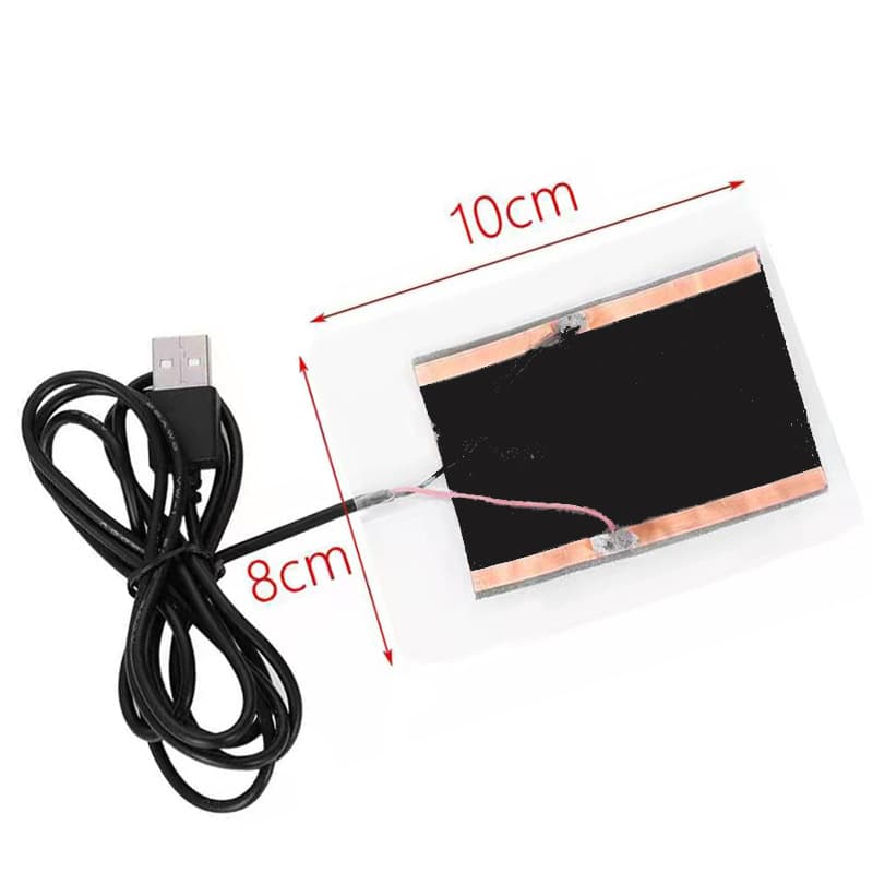 Factory direct sales of electric USB heating elements/heating sheets/heating films/carbon fiber coasters, mouse pads, and wearable devices.